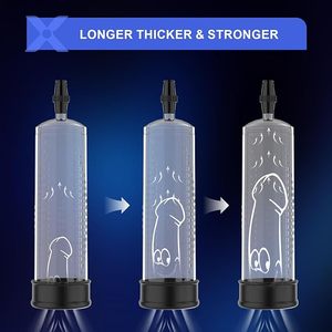 Masturbateur manuel pour hommes Pompe à vide Agrandisseur Jouets pour hommes et adultes Chandail à manches serrées Simulateur de caresses automatiques Vibrateurs sexuels - Product Image 2