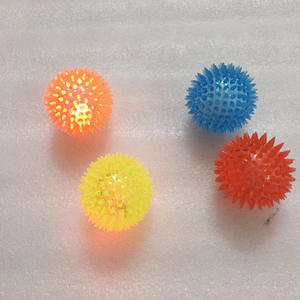 ลูกบอลนวดเรืองแสงขนาด 7.5 ซม. พร้อมสายรัดยืดหยุ่น ของขวัญสุดพิเศษพร้อมเสียงหวีด - Product Image 5