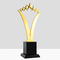 Globe de remise de prix aux étoiles, sur mesure, décorations amusantes, à faire soi-même, cérémonie, gobelets en cristal métallique