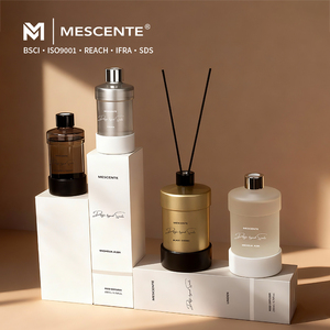 Mescente Double Color Series Home Fragrance 450ML 180ml Long Lasting Alcohol Free Lead Free <strong>Lavender</strong> Scented <strong>Reed</strong> <strong>Diffuser</strong> - Product Image 2
