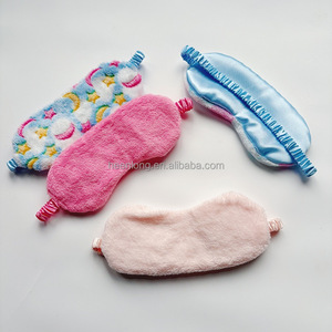 Low MOQ Fur Eye <strong>Mask</strong> Cute Plush Super Soft Elastic Strap Shading Light <strong>Sleep</strong> <strong>Mask</strong> for <strong>Kids</strong> with Customized Logo - Product Image 1