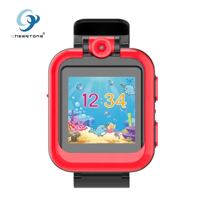 CTW23 Wholesale new design kids interactive smart game watch toys with 1.44 Inch IPS touchscreen interactive pet talking hippo