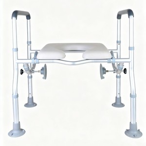 Folding Toilet Chairs <b>Elderly</b> and Pregnant Toilet Chairs <b>Mobile</b> Toilets Chair for Disabled People - Product Image 3