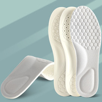 Semelles intérieures en gel PU confortables, respirantes, absorbant la transpiration, résistantes aux odeurs, durables, douces, fines, pour le sport d'été, soulagement de la douleur