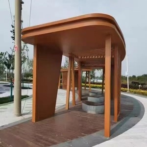 Pergola moderne en aluminium blanc, pavillon de jardin, résistant aux intempéries, structure rectangulaire extérieure avec revêtement en poudre - Product Image 5
