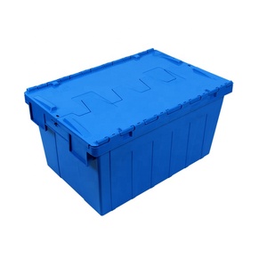 Thùng Nhựa Di Chuyển Bền Vững Bằng Nhựa Chịu Lực Hộp Đựng Có Thể Xếp Chồng Lên Nhau Có Nắp Đậy - Product Image 4