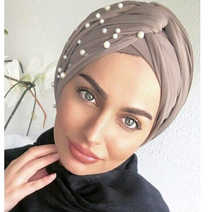 Turbante musulmán de algodón para mujer, hijab árabe, turbante para la cabeza, turbante indio africano, diadema giratoria, turbante para mujer - Product Image 4