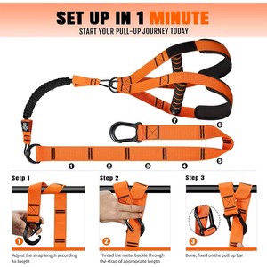 Bandes de résistance TPE robustes pour hommes et femmes, <span class=keywords><strong>avec</strong></span> étriers pour les pieds, pour un entraînement complet du corps - Product Image 3