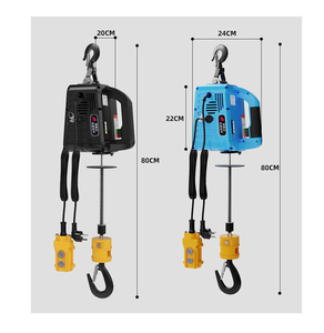 Polipasto eléctrico pequeño de CA de 220V, 200kg, 300kg, 500kg, tamaño personalizado, cuerda de alambre reforzada, polipasto eléctrico de Control remoto - Product Image 6
