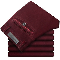 RNSHANGER Pantalon Large Homme en Velours Côtelé, Vêtement Formel, Costume, Pantalon Droit, Jogger Décontracté Classique, Pantalon de Costume pour Hommes