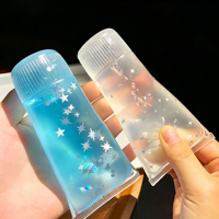 Jouet anti-stress en gel en forme de cube de glace, transparent, en TPU souple, pour enfants et adultes