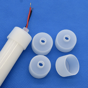 Accessoires pour néons ronds à LED D22 Manchon en silicone Straight Out Line Tail Plug Circular <span class=keywords><strong>Tube</strong></span> Plastic End Cap - Product Image 3
