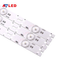 Barre de rétroéclairage DC 12V SMD2835 12LEDs 130lm/w 160, lumière blanche 6500K, éclairage latéral unique pour profondeurs de 4 à 20 cm, garantie 3 ans