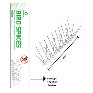 Espiga de valla ecológica para control de aves, venta al por mayor, trampas de diseño de animales, espigas de forma cuadrada para repelente de palomas y pulgas - Product Image 4