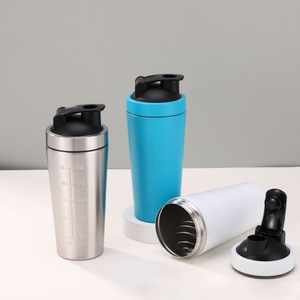 Botella <span class=keywords><strong>de</strong></span> agua <span class=keywords><strong>de</strong></span> acero inoxidable 304 con logotipo personalizado, 750ml, taza agitadora <span class=keywords><strong>de</strong></span> proteínas <span class=keywords><strong>de</strong></span> Metal al vacío con aislamiento ecológico <span class=keywords><strong>para</strong></span> <span class=keywords><strong>PC</strong></span> <span class=keywords><strong>de</strong></span> Fitness - Product Image 6