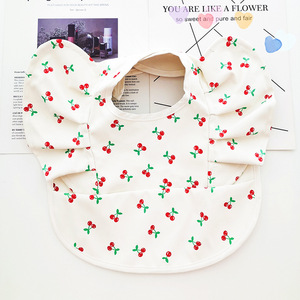 Koreanisches Baby-Lätzchen mit Engelsflügeln, Wasserdichtes PU-Baby-Lätzchen - Product Image 5