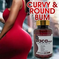 Capsules de Maca Noire en Stock Prêt à l'emploi pour l'Augmentation des Fesses et des Hanches, Vente en Gros Usine, Complément Herbal Marque Privée pour Adolescents