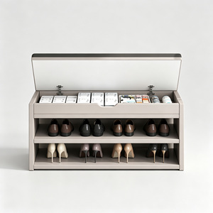 <span class=keywords><strong>Banc</strong></span> à <span class=keywords><strong>chaussures</strong></span> pour entrée de maison, meuble à <span class=keywords><strong>chaussures</strong></span> étroit intégré de luxe, tabouret de <span class=keywords><strong>rangement</strong></span> multifonctionnel long pour porte d'entrée - Product Image 3
