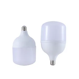 Made in china 5W 10W 15W 20W 30W 30W 40W 500W 60W high power plastic housing E27 E14 large LED lighting bulb