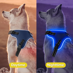 Arnés para Perro con Luces LED, Antitirones, Reflectante, Transpirable, Resistente, Grande, para Entrenamiento, Táctico, de Servicio, Personalizado, Ecológico - Product Image 5