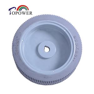 Neumático para Plataforma Elevadora de Tijera DingLi 230x80 con Llanta de Plástico y Rodamiento Simple para Piezas de Equipos de Manipulación de Materiales - Product Image 1