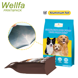 Manufacturer Custom Print Packaging Recyclable Pet Cat Food Pouch <strong>Flexible</strong> Zipper 8Kg 10Kg 15Kg Flat Bottom Dog Food 20 kg <strong>Bags</strong> - Product Image 4