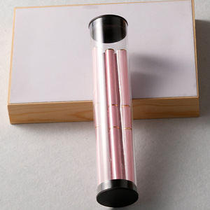 Kit de Pinceaux à Ongles Double Embout Or Rose avec Manche Rose et Noir, Pinceau Plat en Nylon pour Nail Art, Stylo Gel pour Ombre et Sculpture, Idéal pour Salon de Manucure - Product Image 4