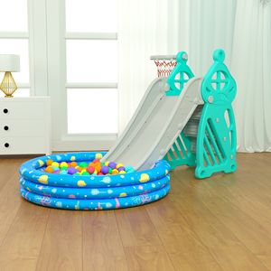 ชุดของเล่นพลาสติก Lldpe สำหรับ<span class=keywords><strong>เด็ก</strong></span>แบบ3-in-1พร้อมสไลด์และชิงช้าสำหรับโรงเรียนอนุบาลและสวนดีไซน์ใหม่ - Product Image 6