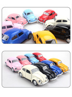 Modèle de voiture rétro en alliage 1:36, simulation de voiture vintage, jouet, décoration de gâteau, ornement