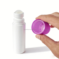 Bouchon CRC anti-enfant, bouchon à pression avec verrouillage enfant, flacon roll-on 75 ml, flacon roll-on, contenant pour déodorant anti-transpirant en stick