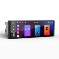 Radio FM Universal para Auto de 6.86 Pulgadas, Reproductor de Video, Android 10.1, Estéreo para Auto, Navegador GPS