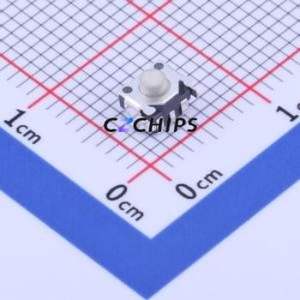 YTSA020A0341802B Tactile Switch SMD Switch Single Pole Single Throw Round Button 1.8N Horizontal Mount - Product Image 1