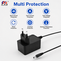 Alimentation murale personnalisable AC/DC 12V 1A avec prise EU – Adaptateur secteur pour driver LED et décodeur