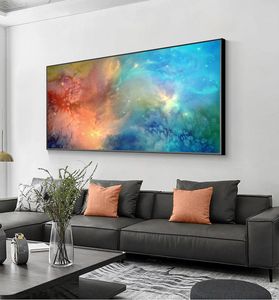 בית תפאורה קיר אמנות קוסמי Galaxy הערפילית פוסטר ציור בהדפסי HD תמונה קיר בד אמנות הדפסי ציורי - Product Image 5