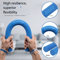 Barre de torsion en silicone souple en gros pour usine, antidérapante, étanche, pour l'entraînement de la force du poignet, des bras, à domicile et la rééducation