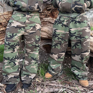 Custom Camo Print Sweatsuit Set High Quality <b>Zip</b> <b>Up</b> <b>Hoodie</b> And Pants Set Vintage Street Tracksuits - Product Image 5