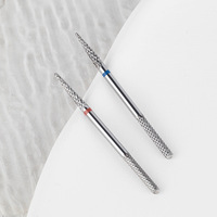 Fraise à ongles professionnelle en carbure de petite taille, double usage, fraise à cuticules avec logo personnalisé pour les salons