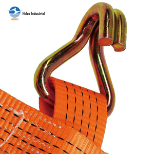 Crochets en acier robustes Hidea Factory de 1,5 po, crochets double J Swan pour arrimage, zingués ou noirs, crochets double J pour arrimage de cargaison - Product Image 3