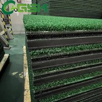 Tapis de golf 3D GSM 5x5 pieds (150cm*150cm) en gazon synthétique haute élasticité 30kg Garantie 2 ans
