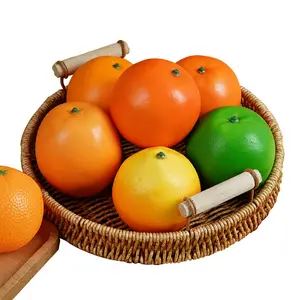 Cxqd gannan Navel Orange mô hình cam bọt trái cây đạo cụ chụp ảnh cửa hàng trang trí bán buôn mô phỏng ORANG