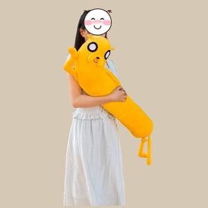 Peluche Giallo Carino di <span class=keywords><strong>Jack</strong></span> <span class=keywords><strong>Skellington</strong></span> a Tema Canino, Cuscino Lungo in Cotone PP, Compagno di Sonno - Product Image 4