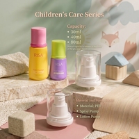 Ensemble de flacons pompe PET 30ml 40ml 80ml, distributeur cosmétique rechargeable pour les soins capillaires des enfants, sérum, soins de la peau
