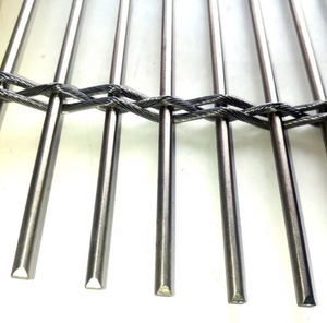 Maille métallique architecturale SS316 - Maille de fil d'acier inoxydable certifiée ISO pour revêtements de façade modernes et écrans intérieurs - Product Image 5