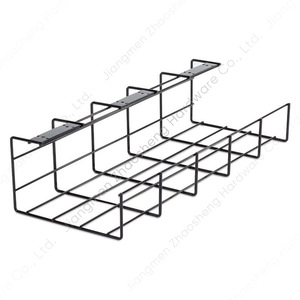 Under Desk Power Strip Cable Organizer Rectangle <b>Hook</b> Type Hanging Desktop Office Extension Cord Management Tray - Product Image 5