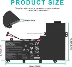नई लैपटॉप बैटरी c41n1533 के लिए asus K524u q534u q534u q534uk q534uk q534uk q534uk q534uq नोटबुक - Product Image 4