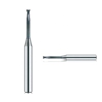 Outils de coupe à revêtement DLC personnalisé 2 cannelures CNC mèches carbure fraise en bout 30 degrés HRC60 diamant revêtement fraise D1-D12