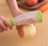 Keuken Plastic Fruit Voedingsaccessoires Groothandel Gadgets Cutter Thuissnijder Groentechopper Roestvrijstalen Snijder