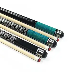 Wholesale Superior Maple Wood Billiards Pool Cues 1/2 Billiard Cue Sticks 13mm for Home Bar