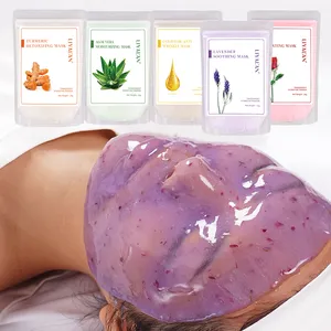 Private Label Pore Clean Lighten Facial SPA Peel Off Jellymask Hydrojellymask Rose Hydro Jelly Masque Poudre