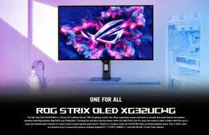 Monitor para juegos A.S.U.S ROG Strix OLED XG32UCWG original de 31.5 pulgadas 4K TrueBlack Glossy ™   OLED de modo dual (4K a 165Hz, FHD a 330Hz) 0.03ms - Product Image 2